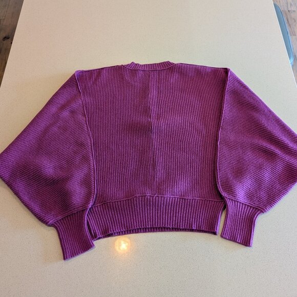 Carla Rockmore Purple Sweater | Size XS - Picture 5 of 7